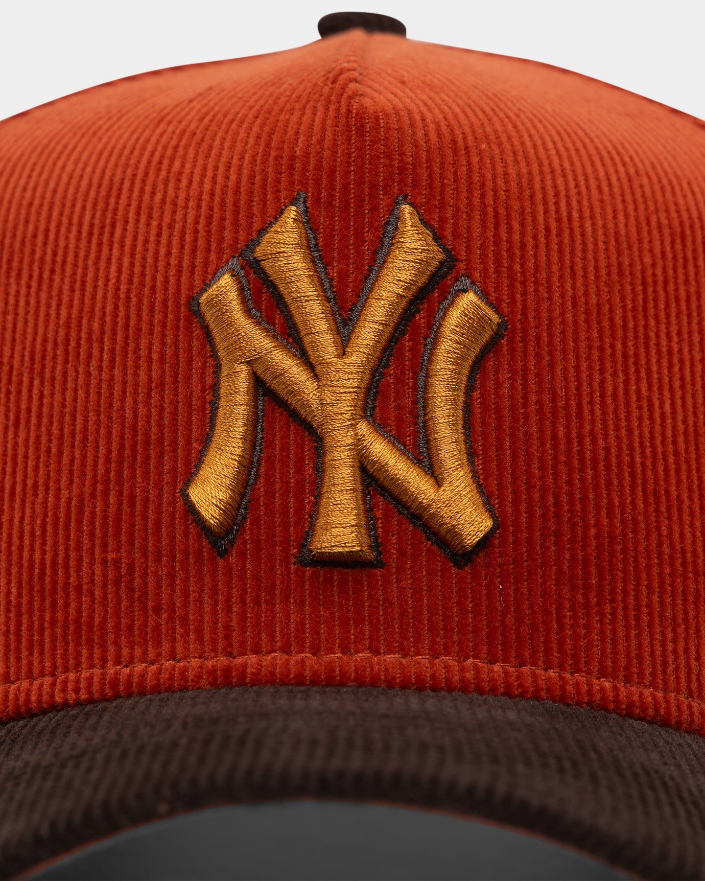 New Era New York Yankees 'Pumpkin Spice Corduroy' 9FORTY A-Frame Snapback Copper/Brown sold by Culture Kings product image thumbnail 5