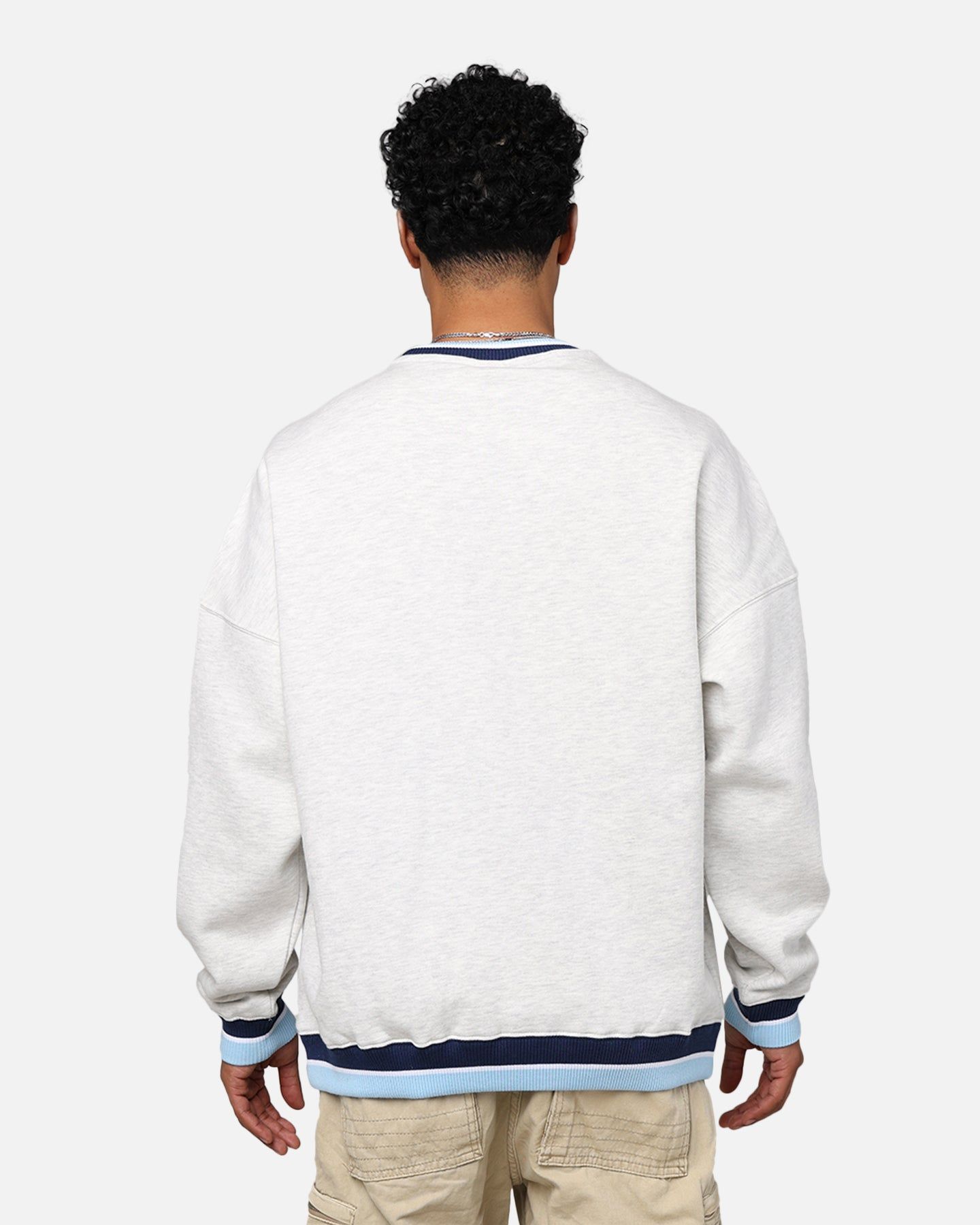 Mitchell & Ness North Carolina Tar Heels Shooting Crewneck Silver Marle sold by Culture Kings product image thumbnail 3