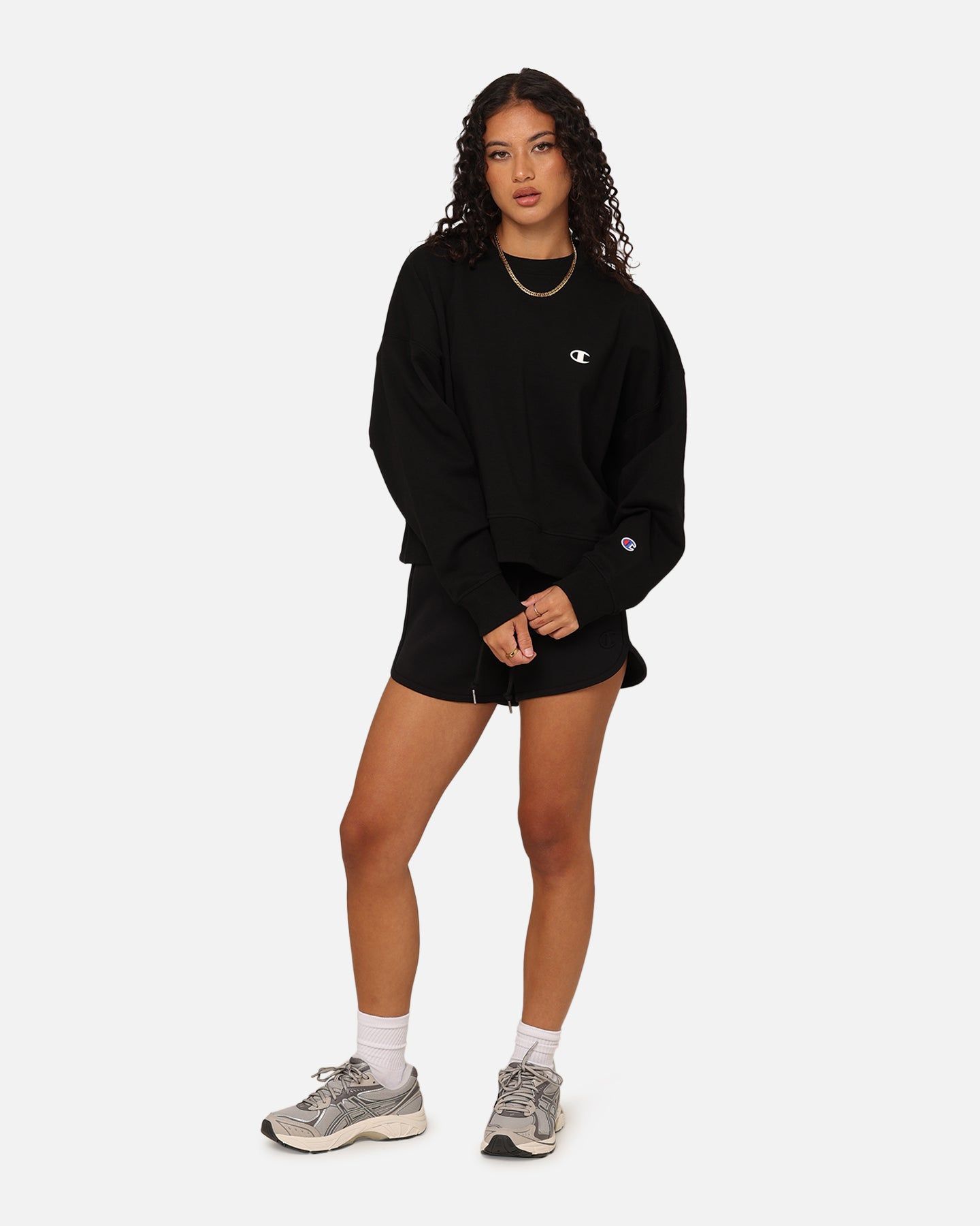 Champion Women's Rochester Base Crewneck Black sold by Culture Kings product image thumbnail 2