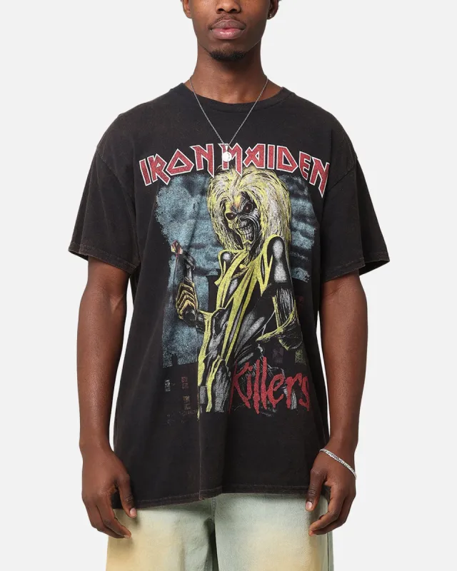 Iron Maiden Killers Green T-Shirt Black Vintage sold by Culture Kings
