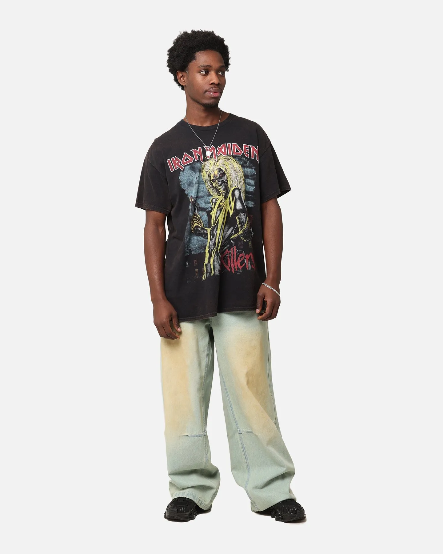 Iron Maiden Killers Green T-Shirt Black Vintage sold by Culture Kings product image thumbnail 2