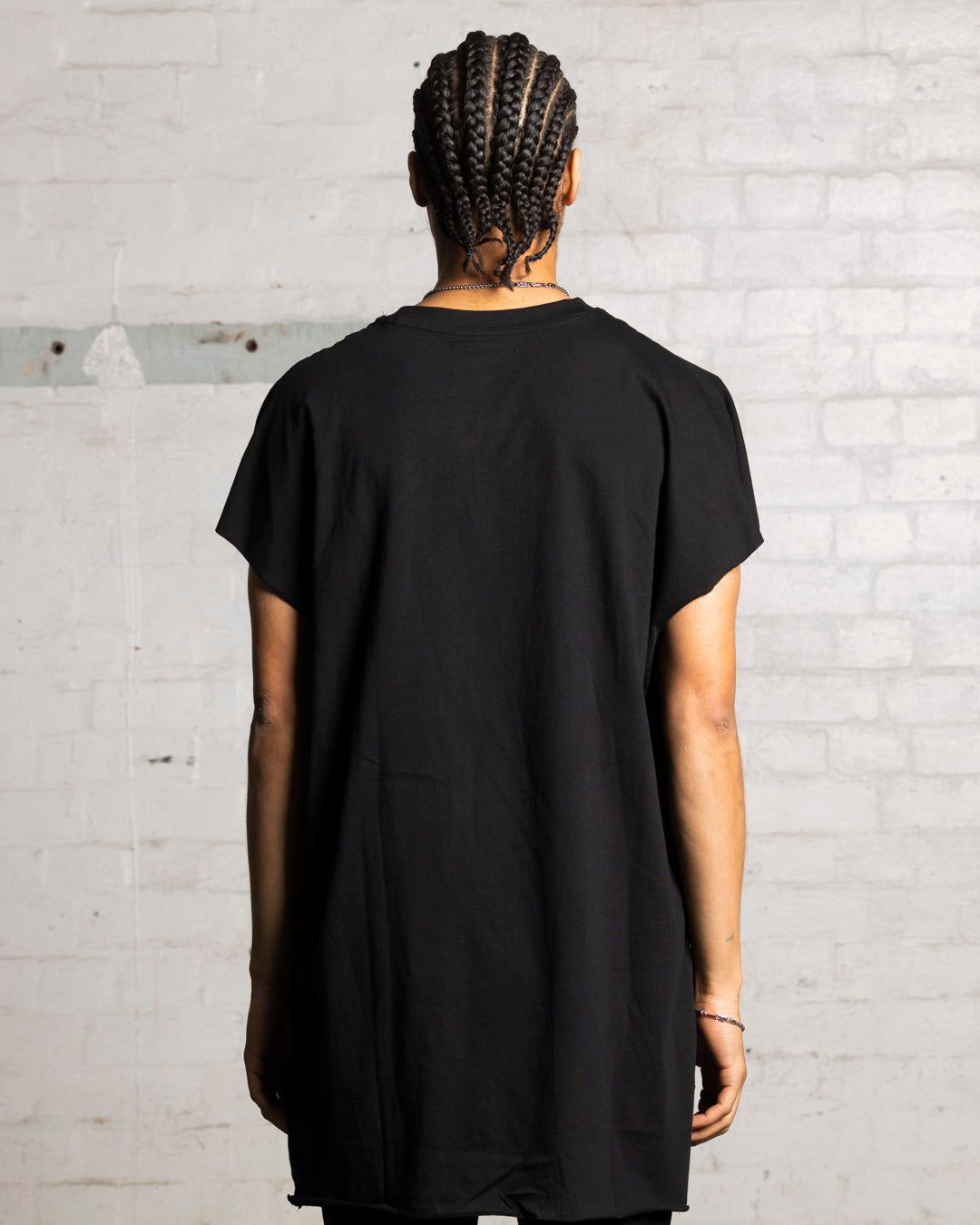 Saint Morta Snake Eyes Cutoff Bat T-Shirt Black/White sold by Culture Kings product image thumbnail 4