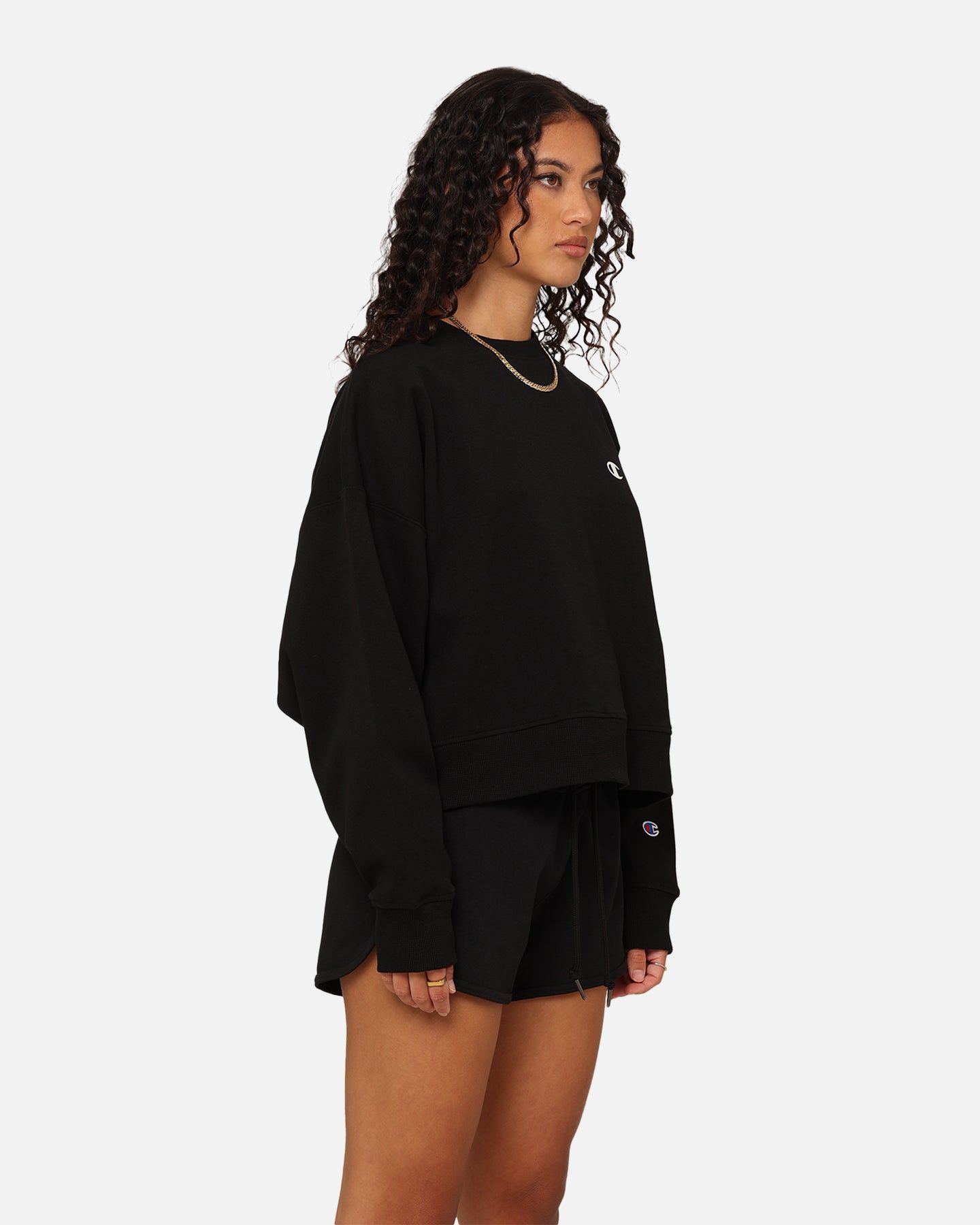 Champion Women's Rochester Base Crewneck Black sold by Culture Kings product image thumbnail 5