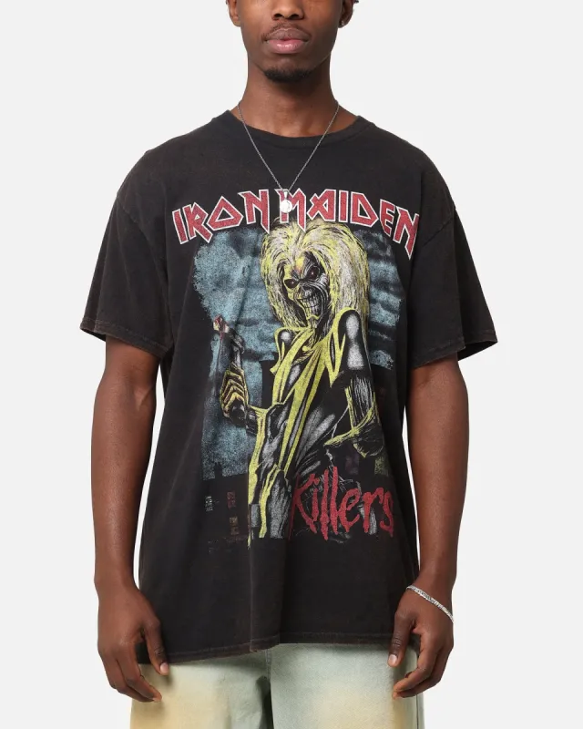 Iron Maiden Killers Green T-Shirt Black Vintage sold by Culture Kings