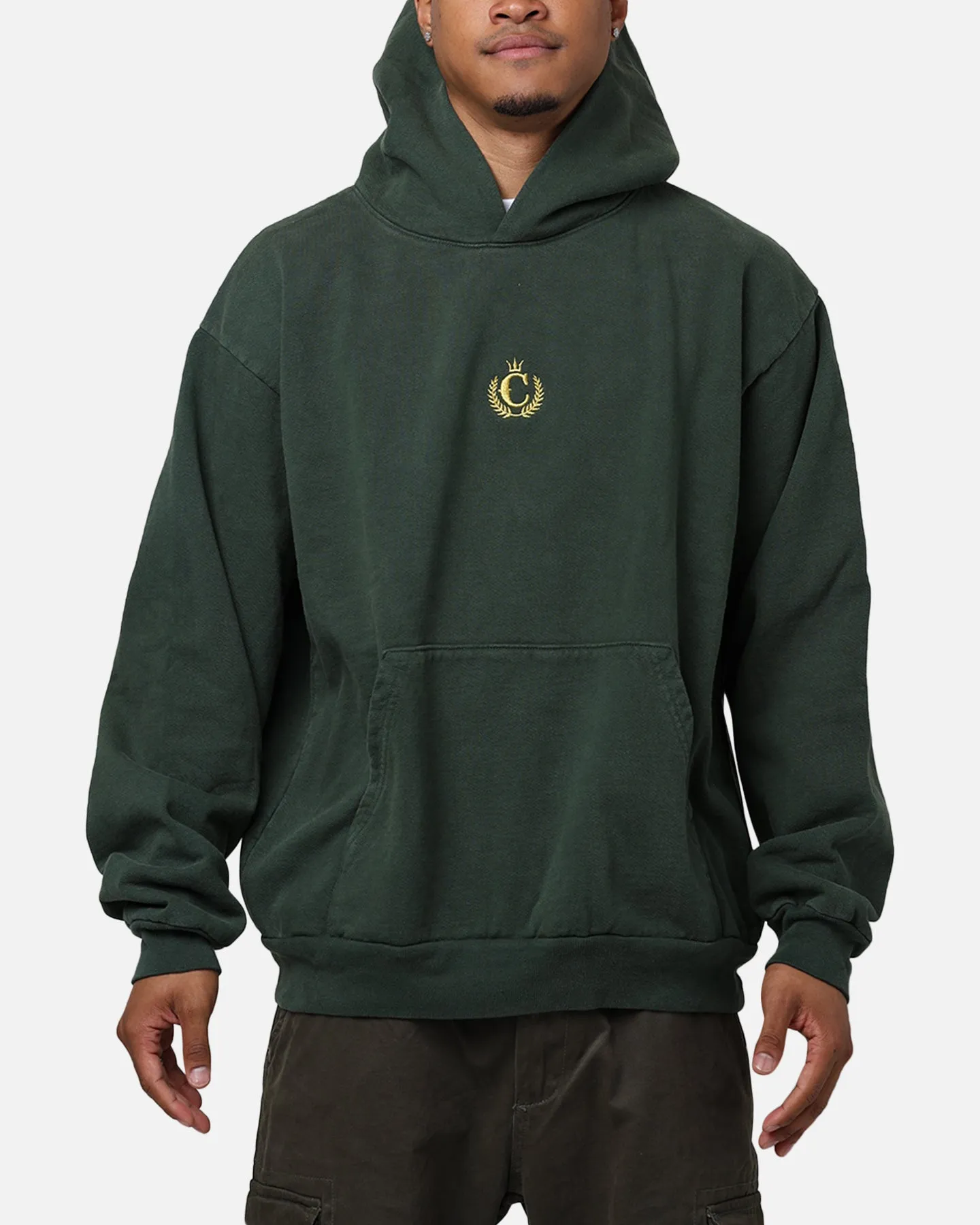 Culture Kings CK Embroidered Hoodie Green sold by Culture Kings