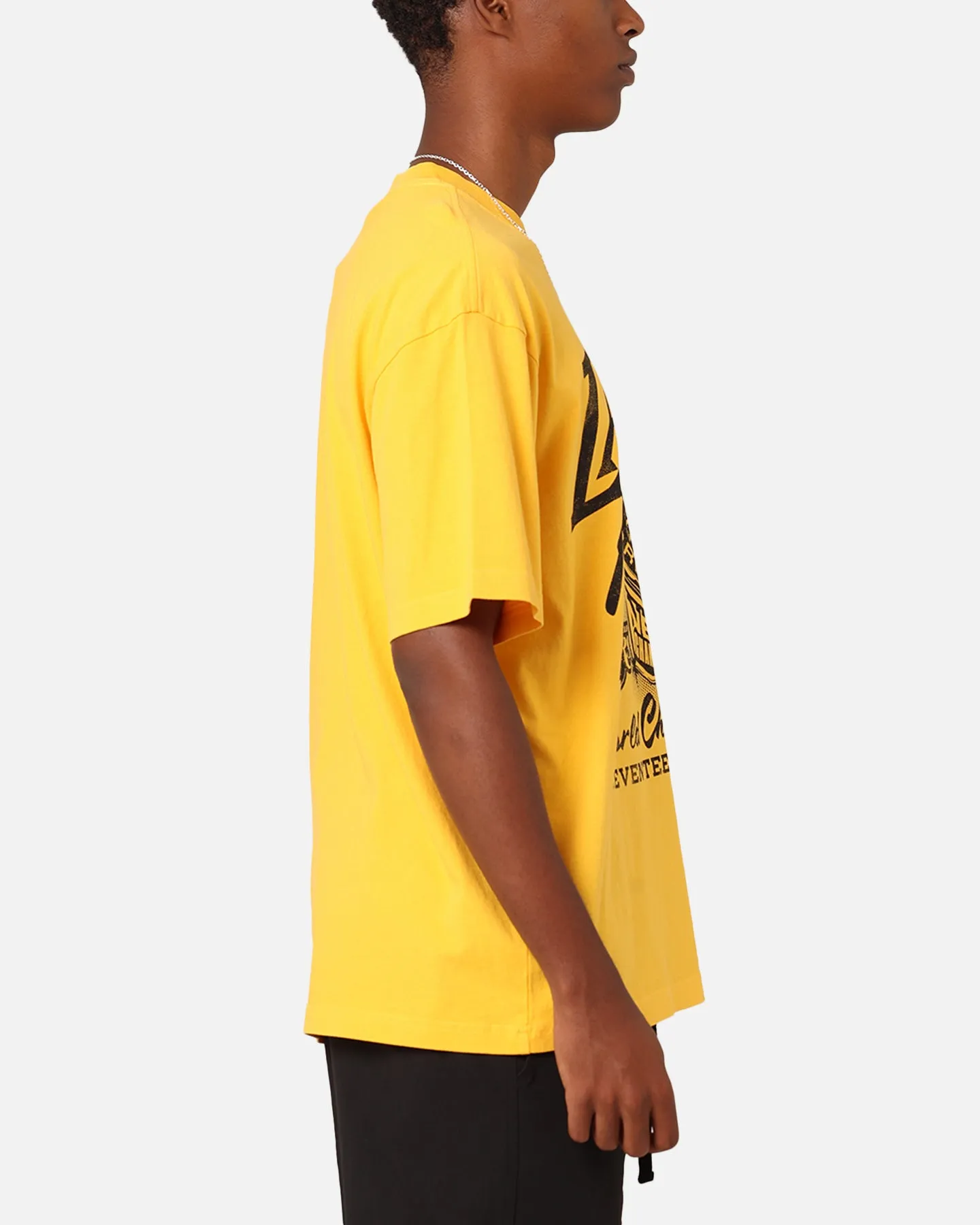 Mitchell & Ness Los Angeles Lakers Rings T-Shirt Ochre sold by Culture Kings product image thumbnail 4
