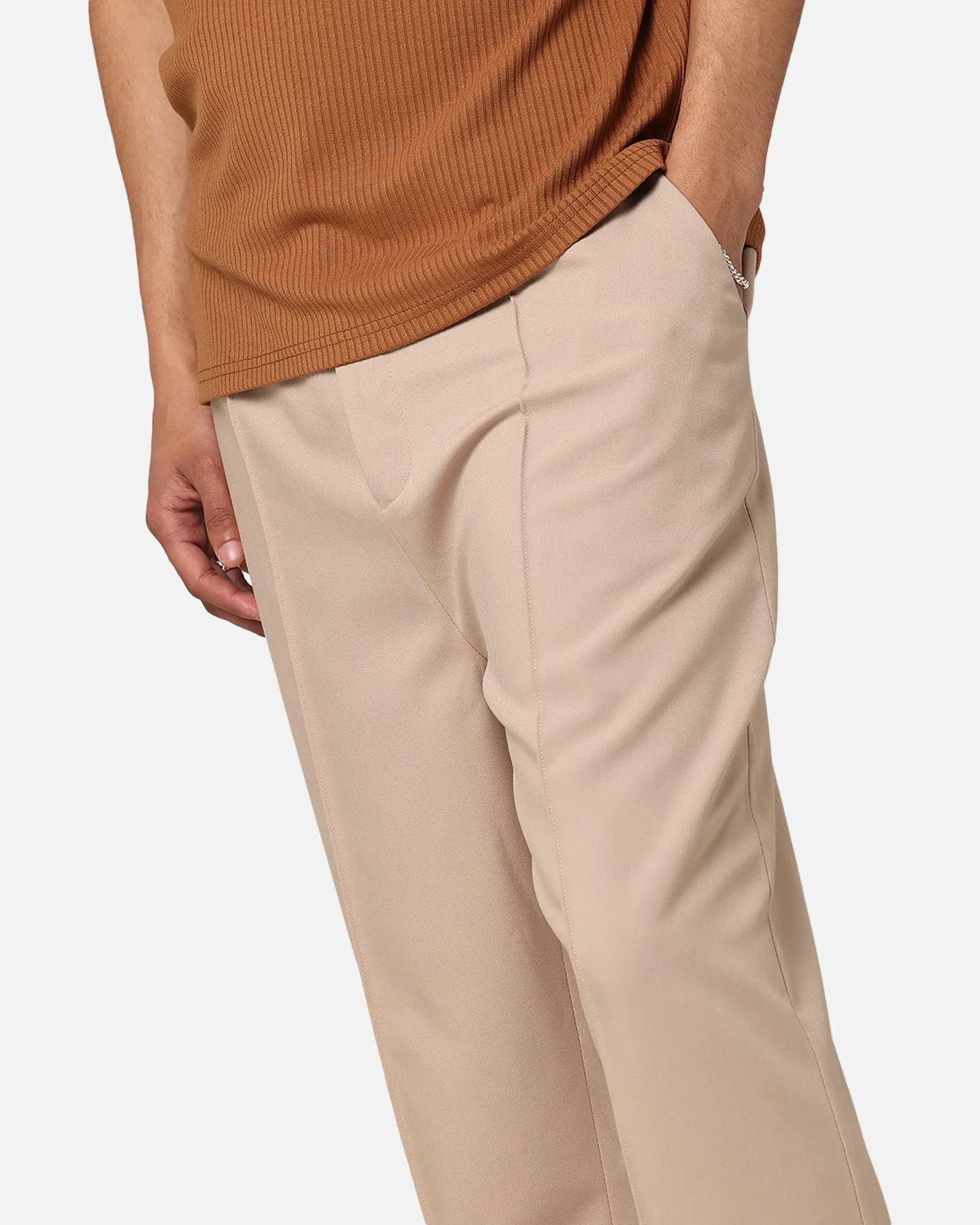 XXIII Creased Tailored Pants Tan sold by Culture Kings product image thumbnail 3