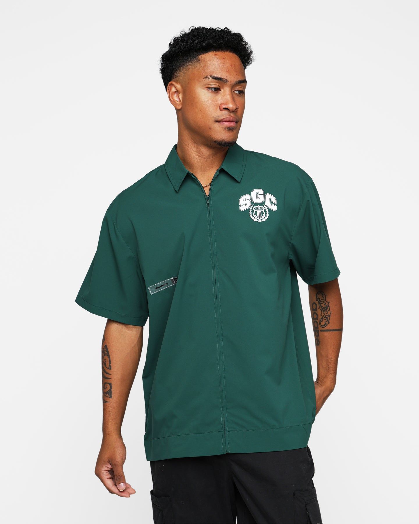 Students Golf Baker Cabana Shirt Green sold by Culture Kings