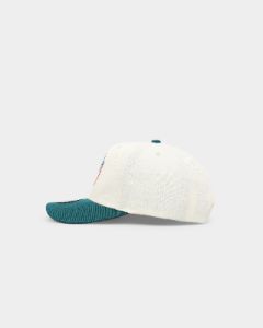 Mitchell & Ness Miami Dolphins Go Team Go OG Snapback Vintage Cream sold by Culture Kings