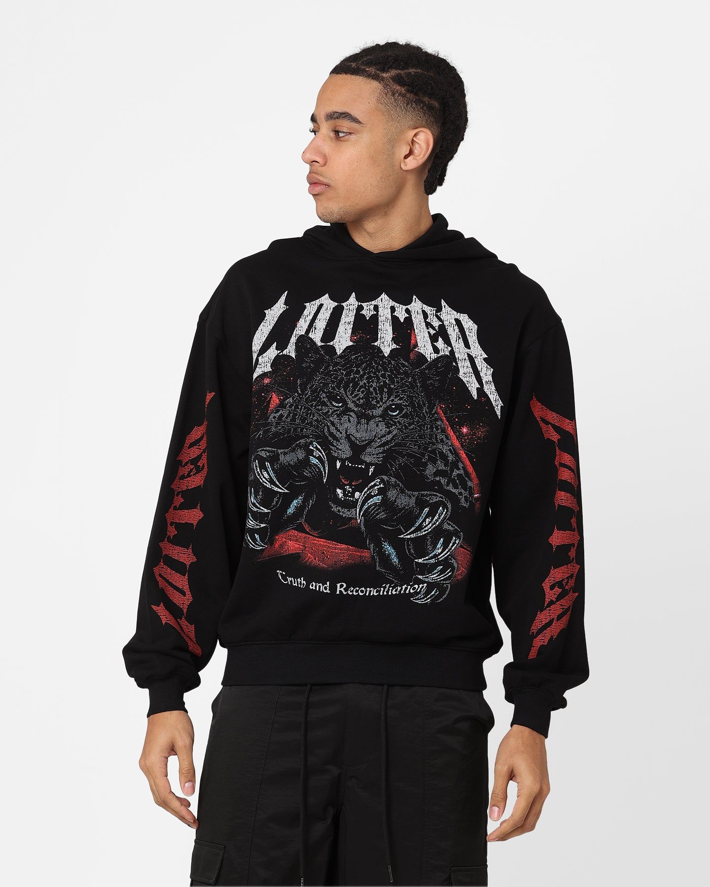 Loiter Truth Hoodie Black sold by Culture Kings
