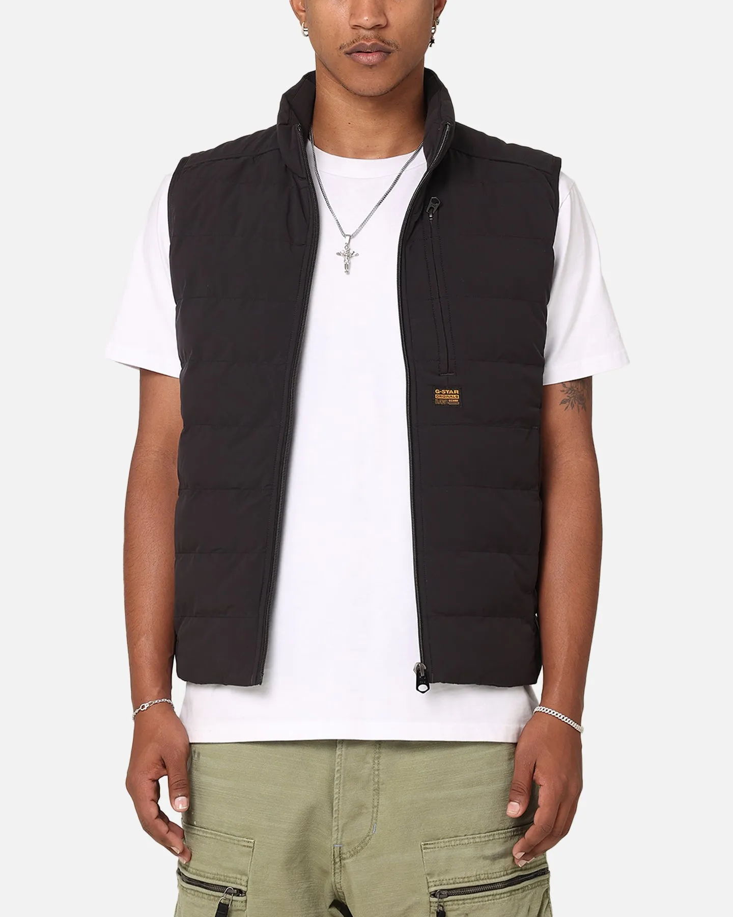 G-Star Foundation Liner Vest Dark Black sold by Culture Kings