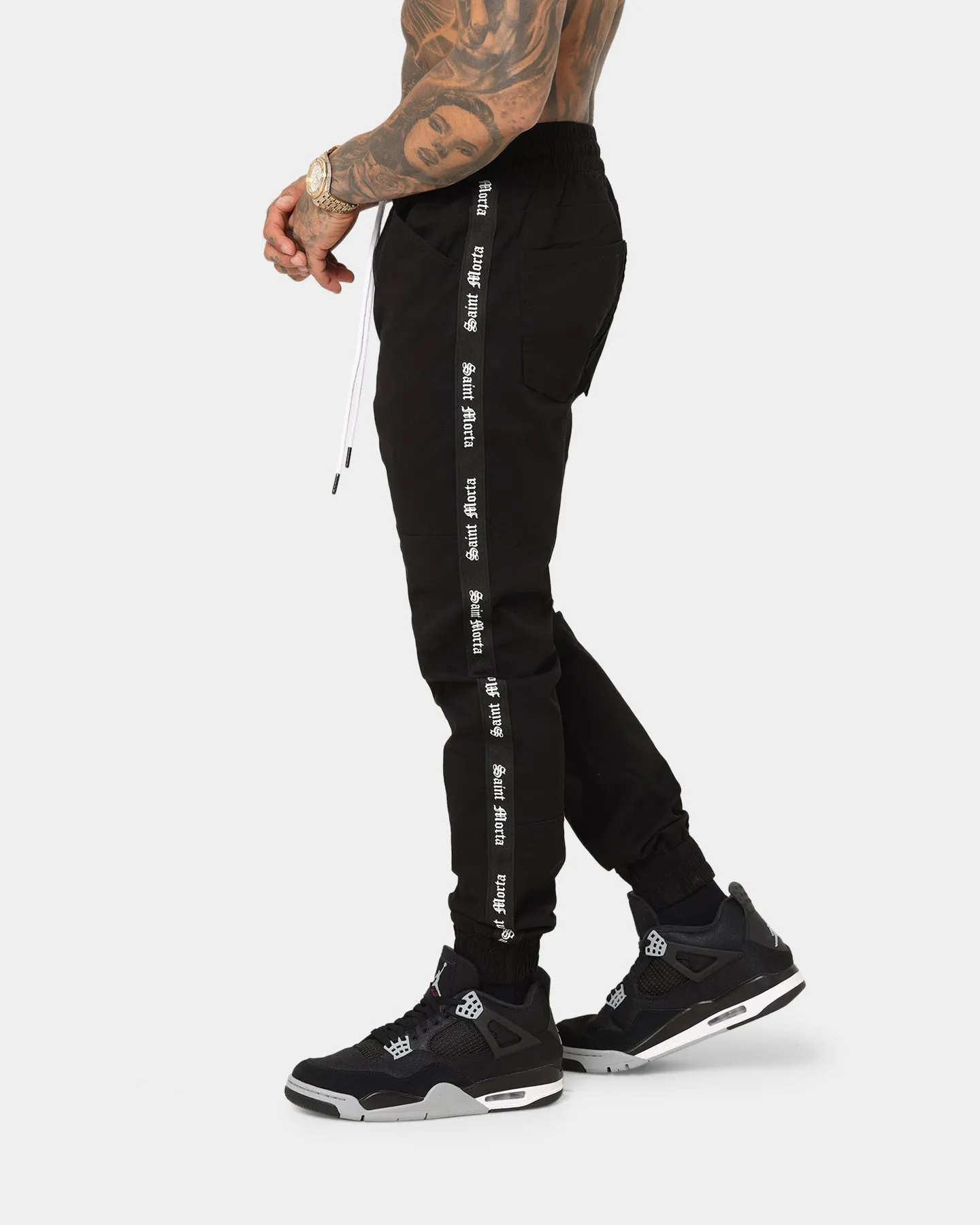 Saint Morta Sport X Joggers Black sold by Culture Kings product image thumbnail 4
