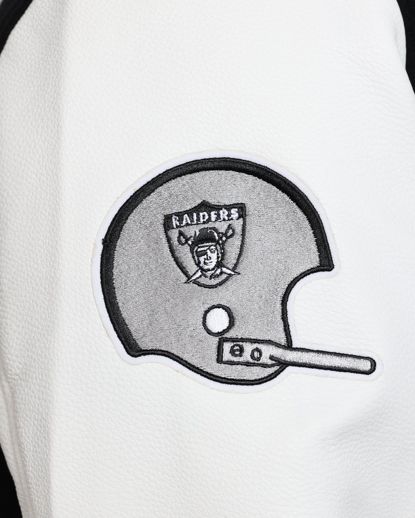 Pro Standard Oakland Raiders Wool Varsity Jacket Black/White sold by Culture Kings product image thumbnail 13