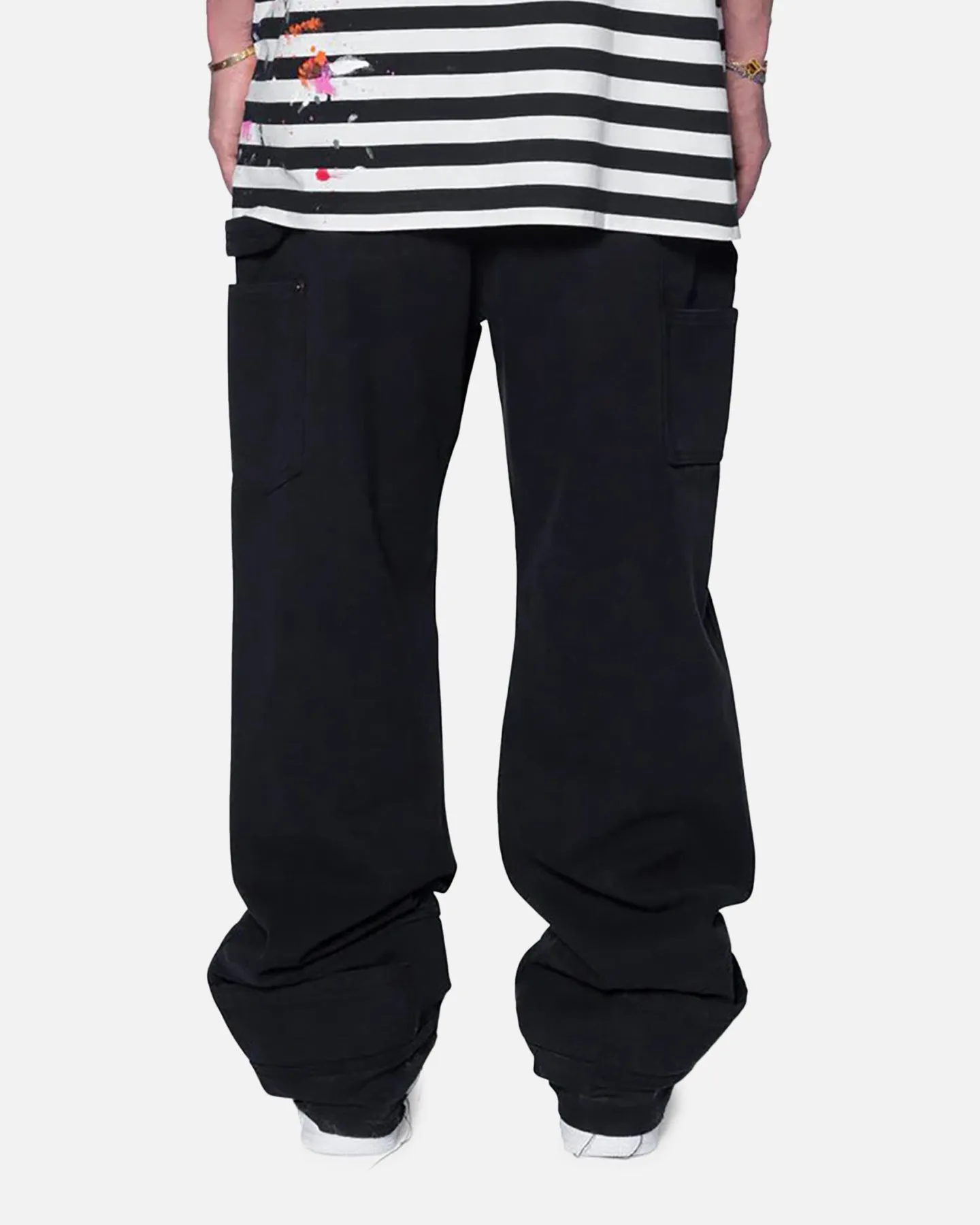MNML Ultra Baggy Workwear Denim Pants Washed Black sold by Culture Kings product image thumbnail 4