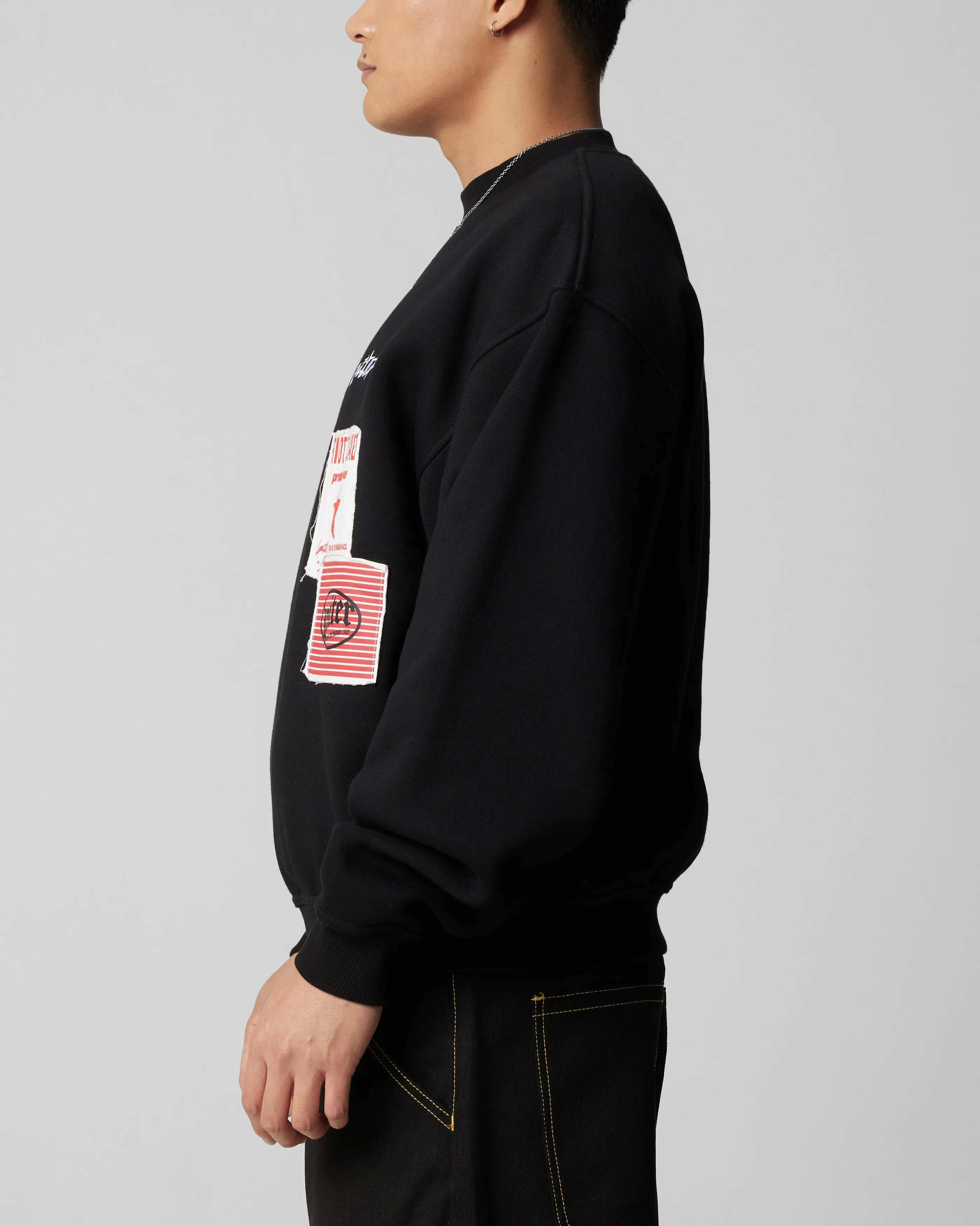 Loiter Riot Crewneck Black sold by Culture Kings product image thumbnail 5