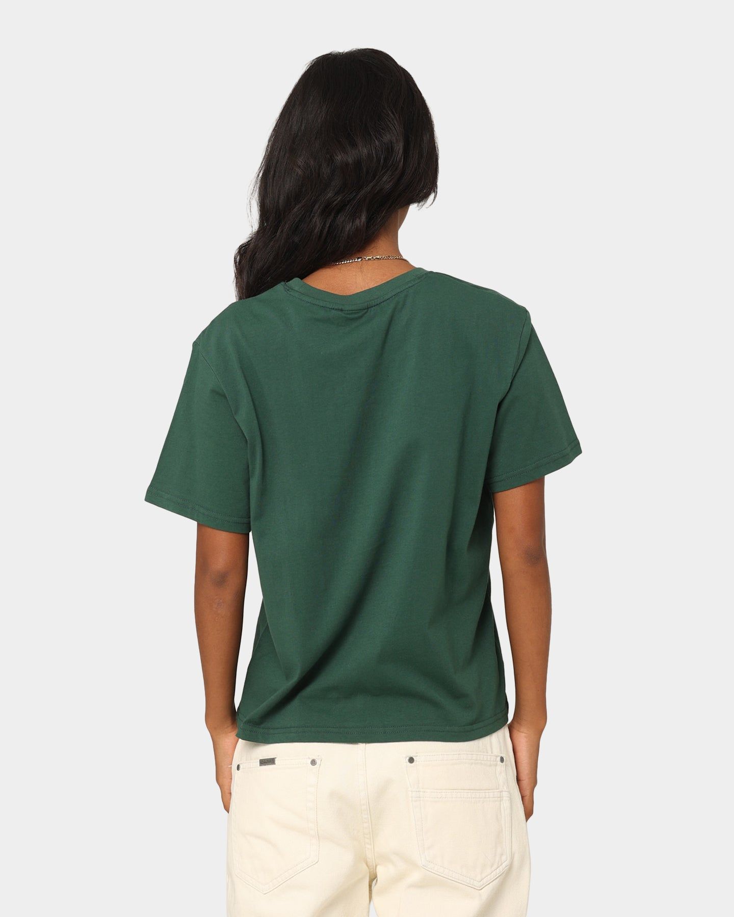 Majestic Athletic Women's Los Angeles Dodgers Boxy T-Shirt Dark Cedar sold by Culture Kings product image thumbnail 4