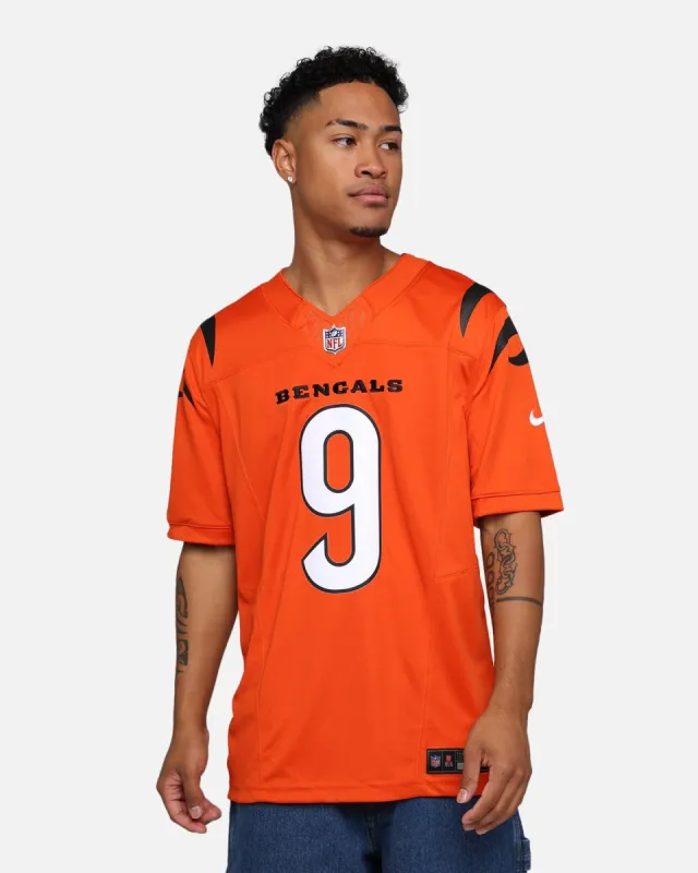 Nike Cincinnati Bengals Joseph Burrow #9 Limited Jersey University Orange made by Nike