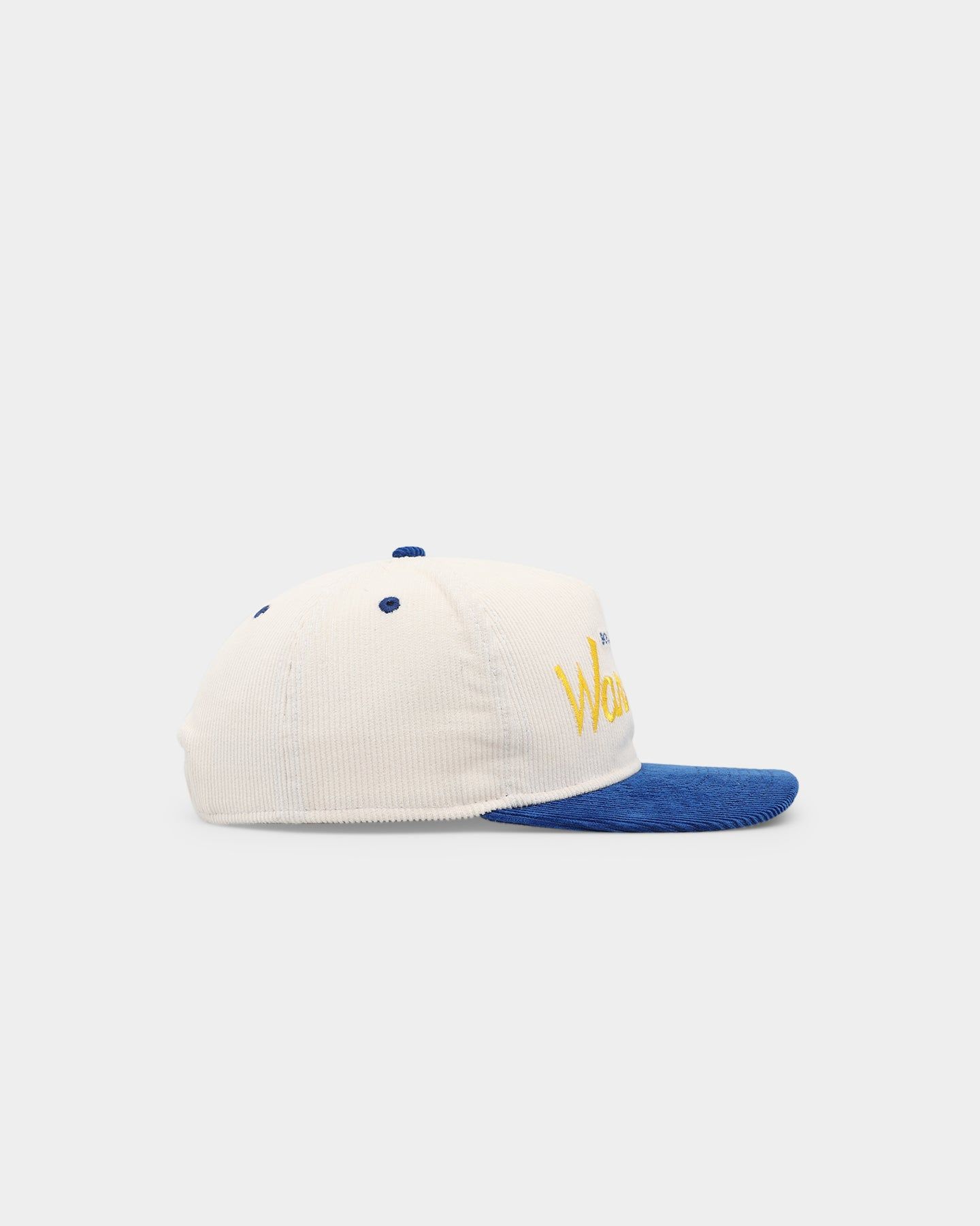 New Era Golden State Warriors 'Chrome Corduroy Throwback Script' Golfer Snapback Chrome White sold by Culture Kings product image thumbnail 3