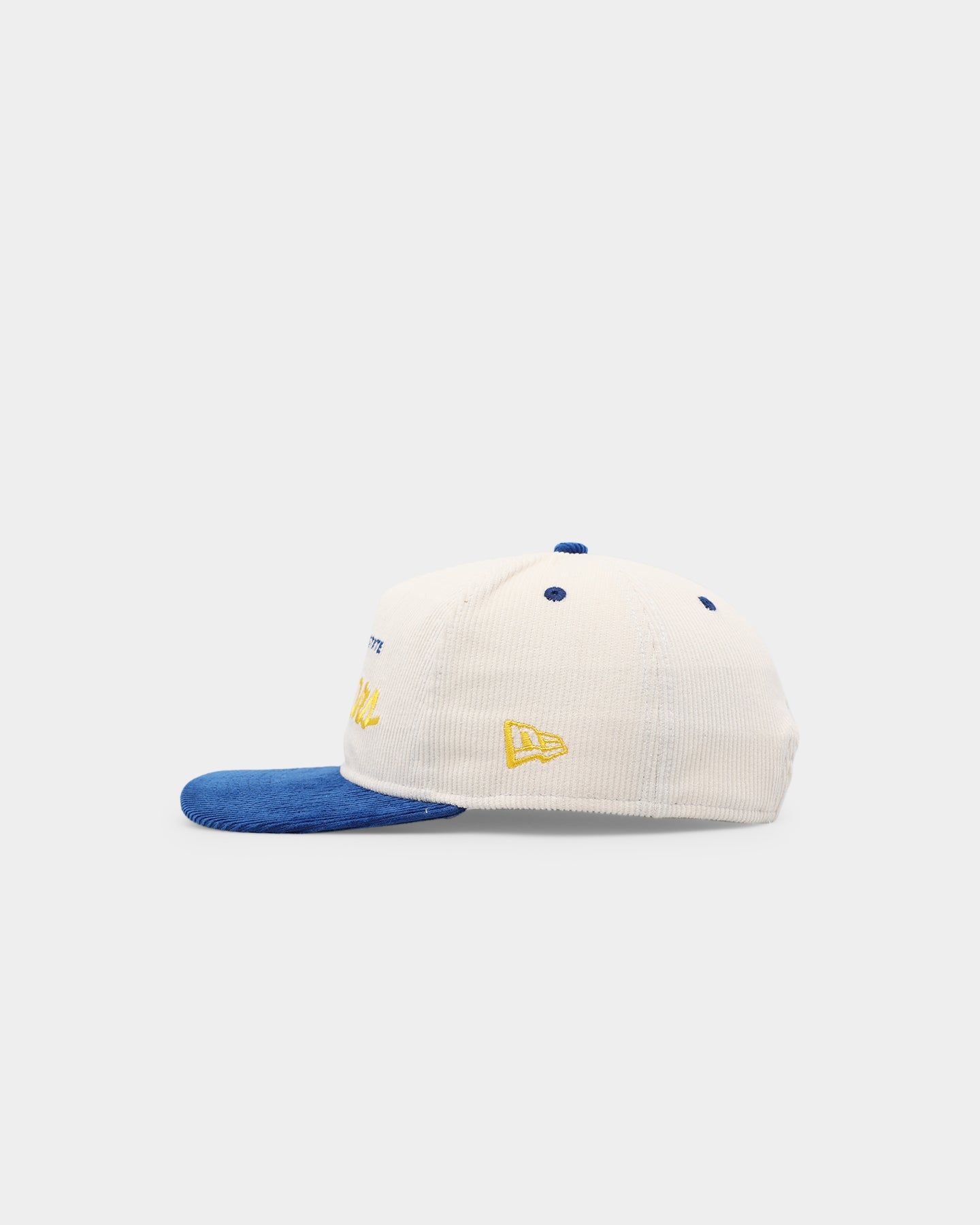 New Era Golden State Warriors 'Chrome Corduroy Throwback Script' Golfer Snapback Chrome White sold by Culture Kings product image thumbnail 4