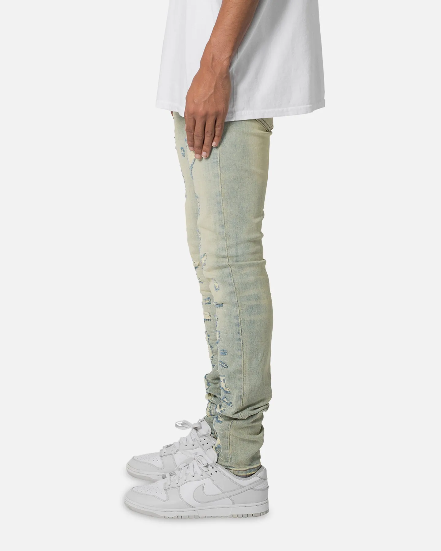 MNML X565 Skinny Denim Jeans Vintage Blue sold by Culture Kings product image thumbnail 3