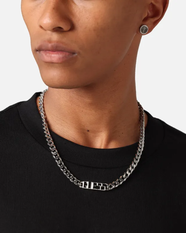 Guess Mainline Vegas 21" Guess Logo 7mm Necklace Silver sold by Culture Kings