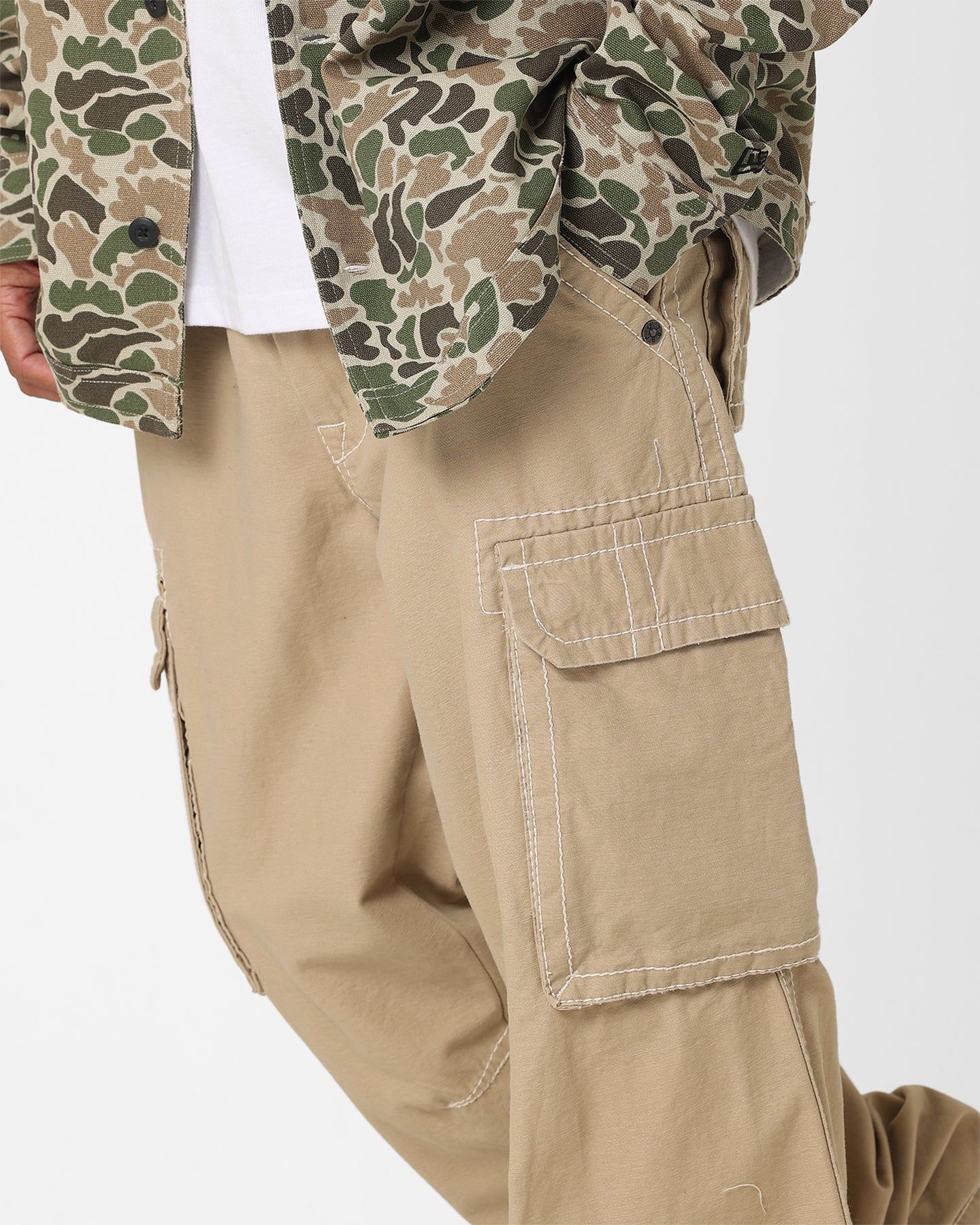 True Religion Big T Classic Cargo Pants Travertine sold by Culture Kings product image thumbnail 4