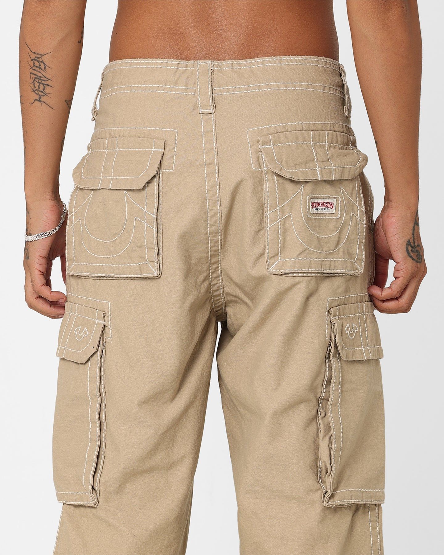 True Religion Big T Classic Cargo Pants Travertine sold by Culture Kings product image thumbnail 8