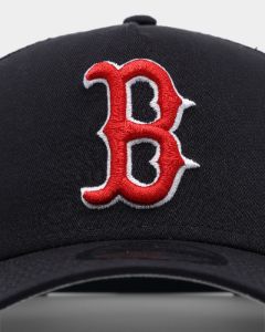 New Era Boston Red Sox 'Summer Essential' 9FORTY A-Frame Trucker Navy sold by Culture Kings