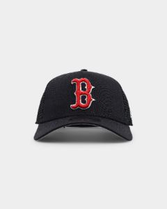 New Era Boston Red Sox 'Summer Essential' 9FORTY A-Frame Trucker Navy sold by Culture Kings