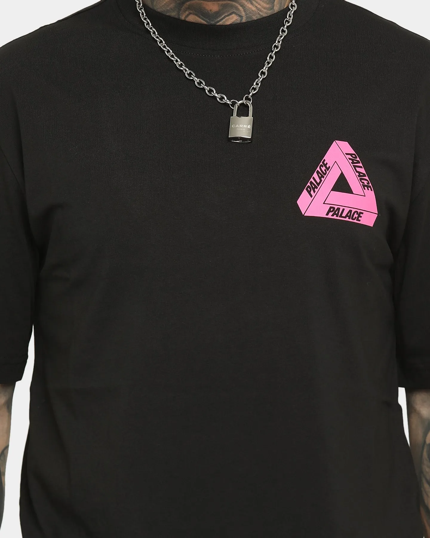 Palace Tri-To-Help T-Shirt Black/Pink sold by Culture Kings product image thumbnail 4