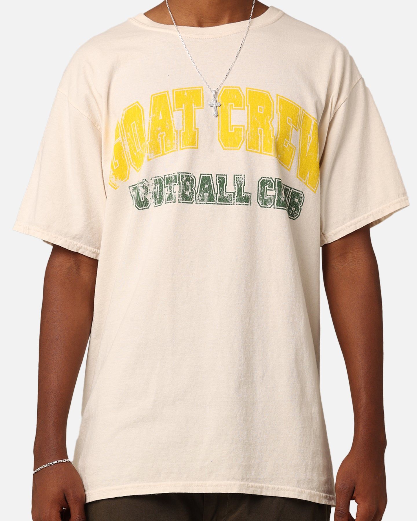 Goat Crew Football Club 9 T-Shirt Off White sold by Culture Kings product image thumbnail 4