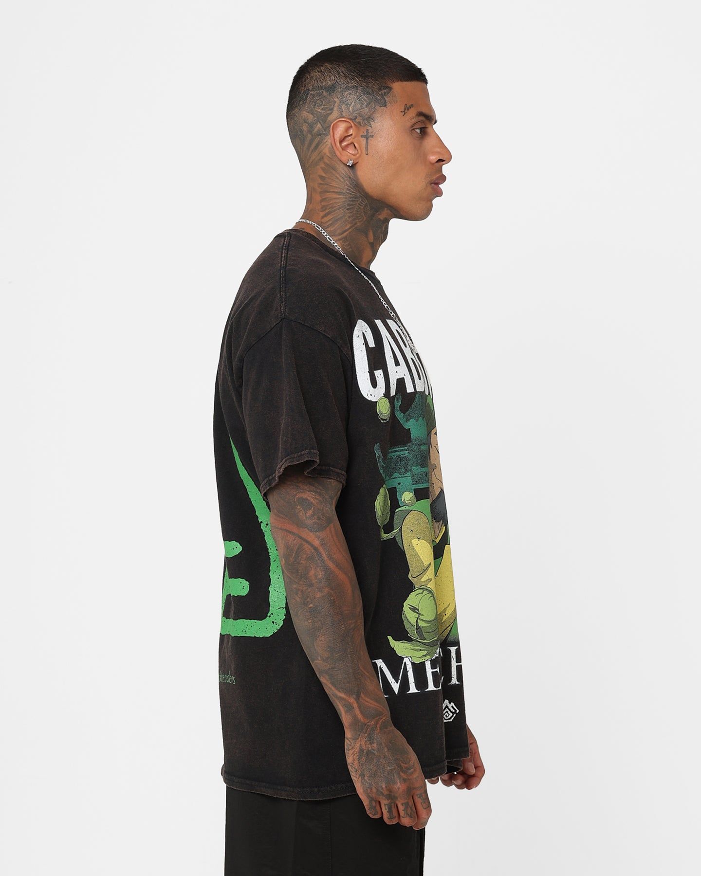 Goat Crew X Cabbage Merchant T-Shirt Black Wash sold by Culture Kings product image thumbnail 6