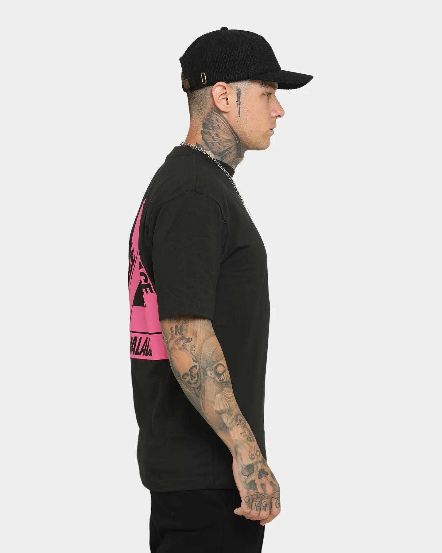 Palace Tri-To-Help T-Shirt Black/Pink sold by Culture Kings product image thumbnail 5