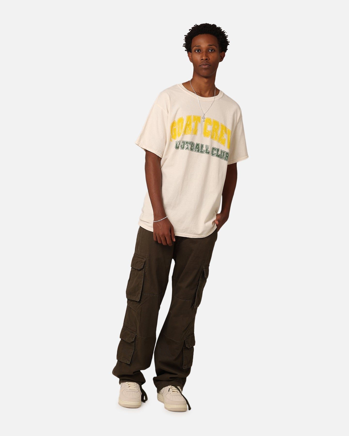 Goat Crew Football Club 9 T-Shirt Off White sold by Culture Kings product image thumbnail 3