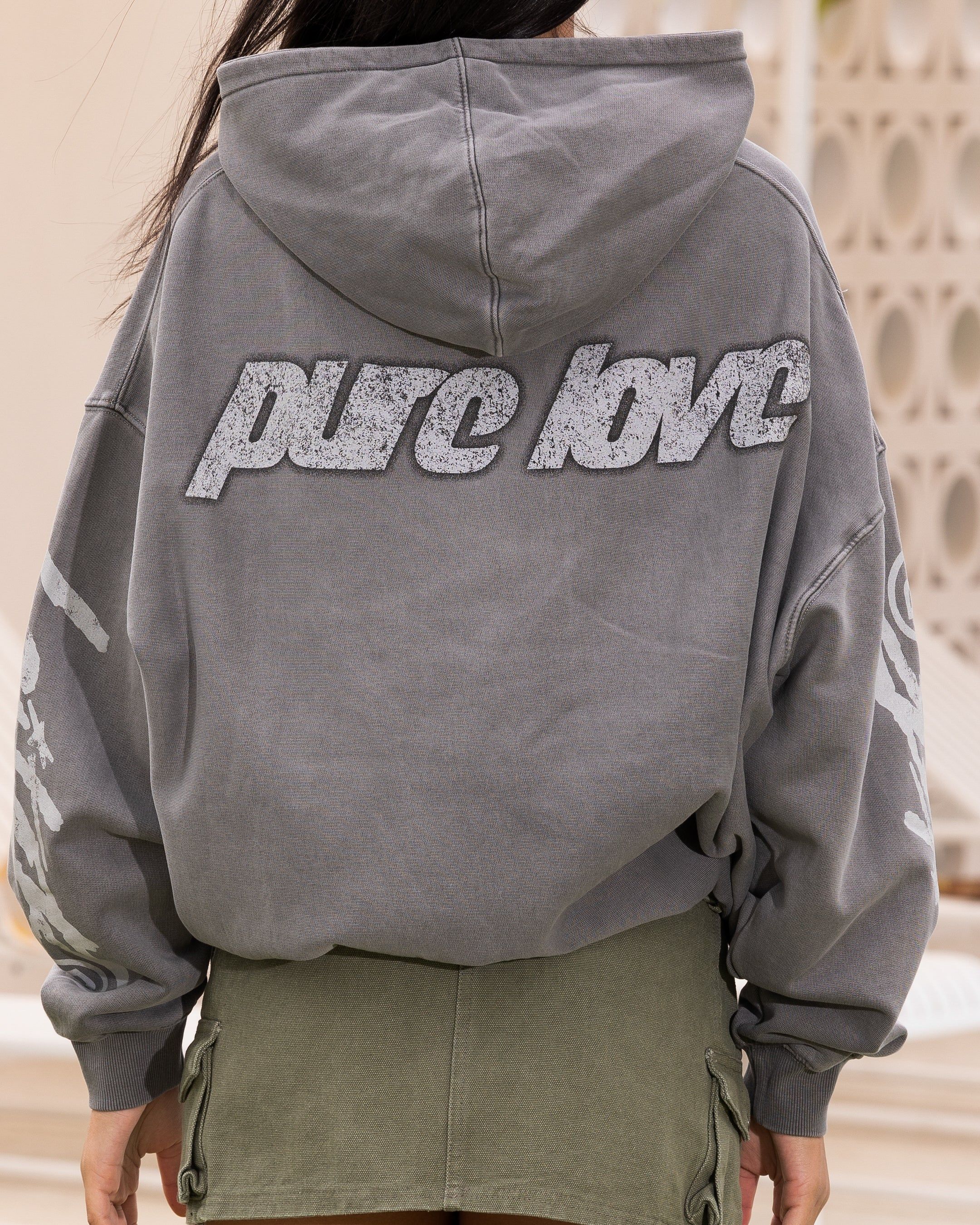 Loiter Pure Love Vintage Hoodie Charcoal sold by Culture Kings product image thumbnail 5