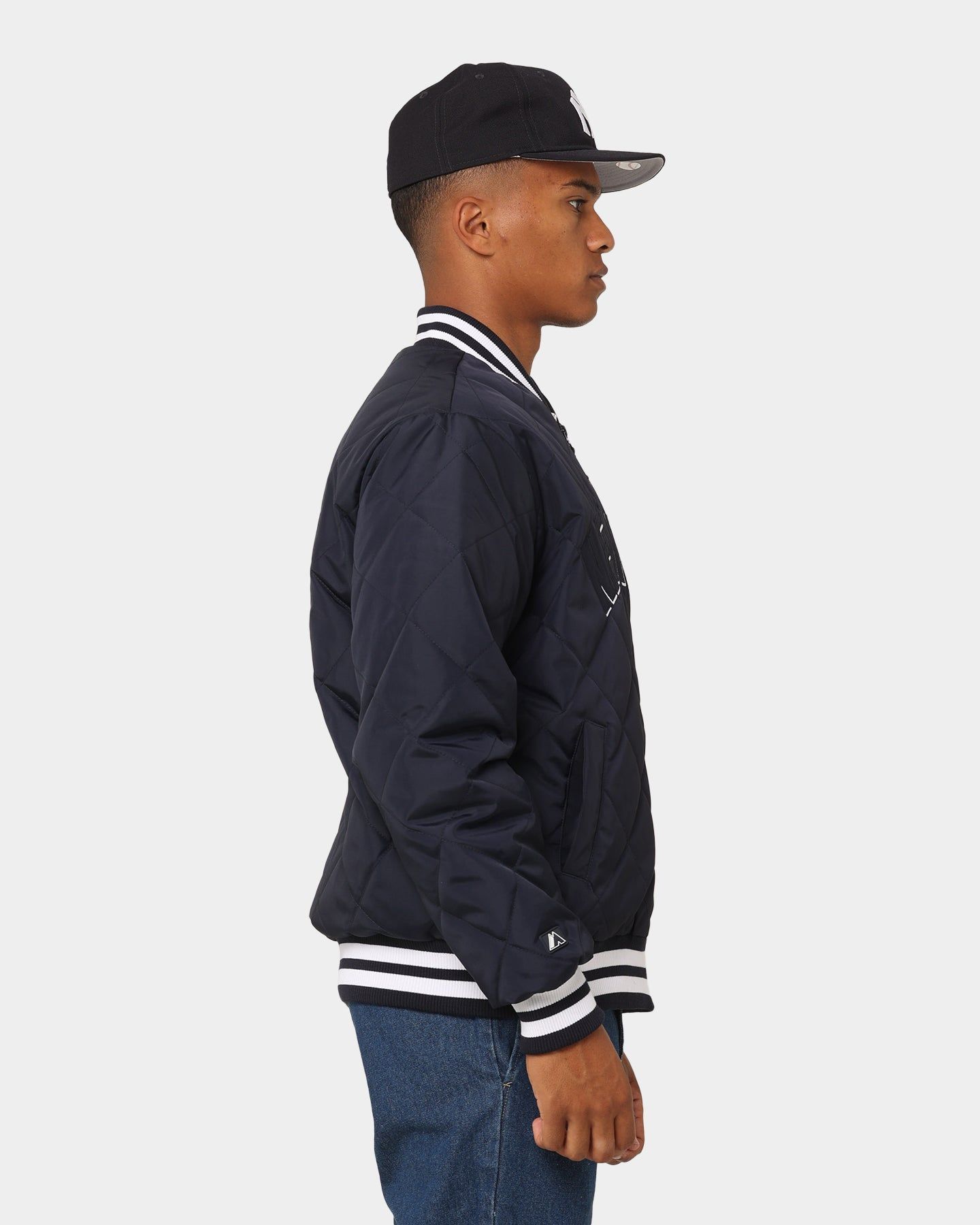 Majestic Athletic New York Yankees Tonals Quilted Varsity Jacket True Navy sold by Culture Kings product image thumbnail 5