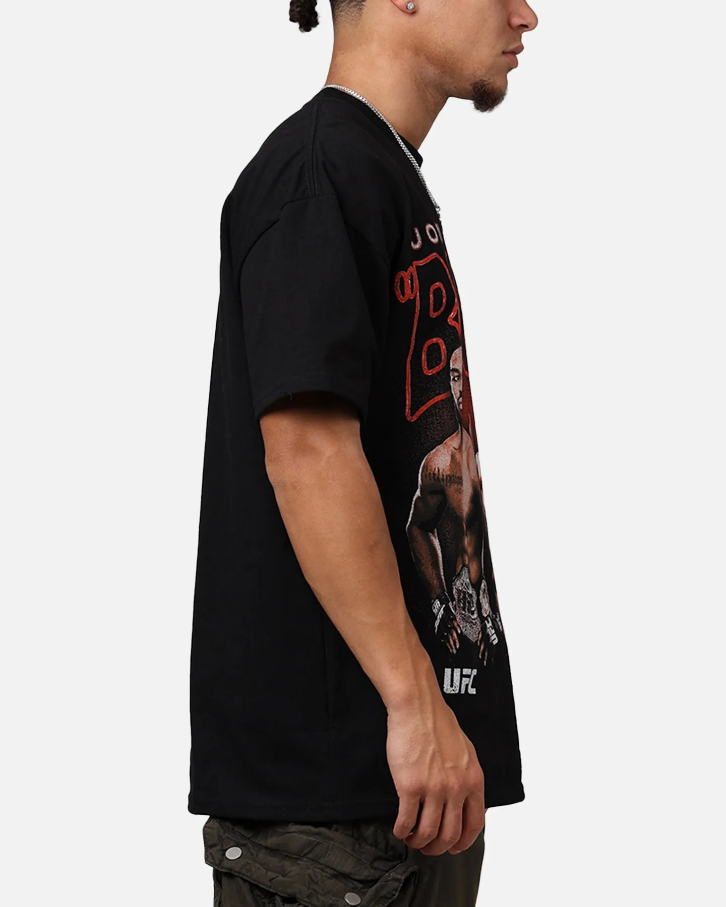 UFC by Culture Kings Jon Jones Heavy T-Shirt Black sold by Culture Kings product image thumbnail 4