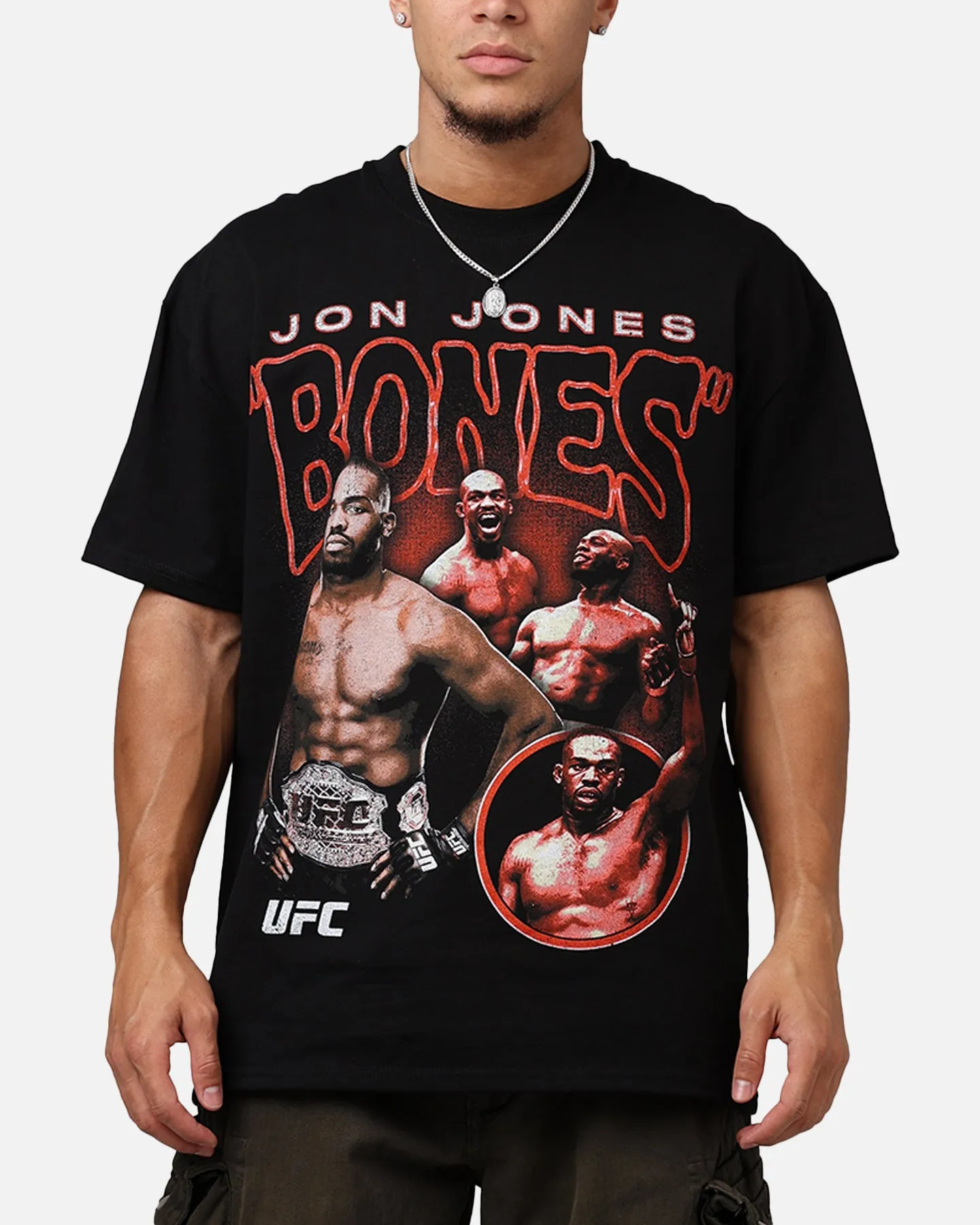 UFC by Culture Kings Jon Jones Heavy T-Shirt Black sold by Culture Kings