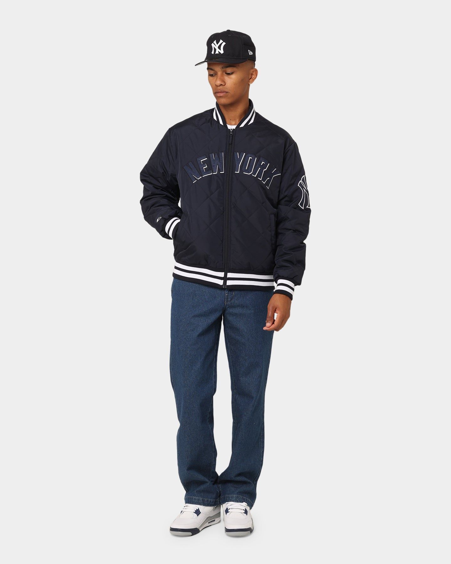 Majestic Athletic New York Yankees Tonals Quilted Varsity Jacket True Navy sold by Culture Kings product image thumbnail 2
