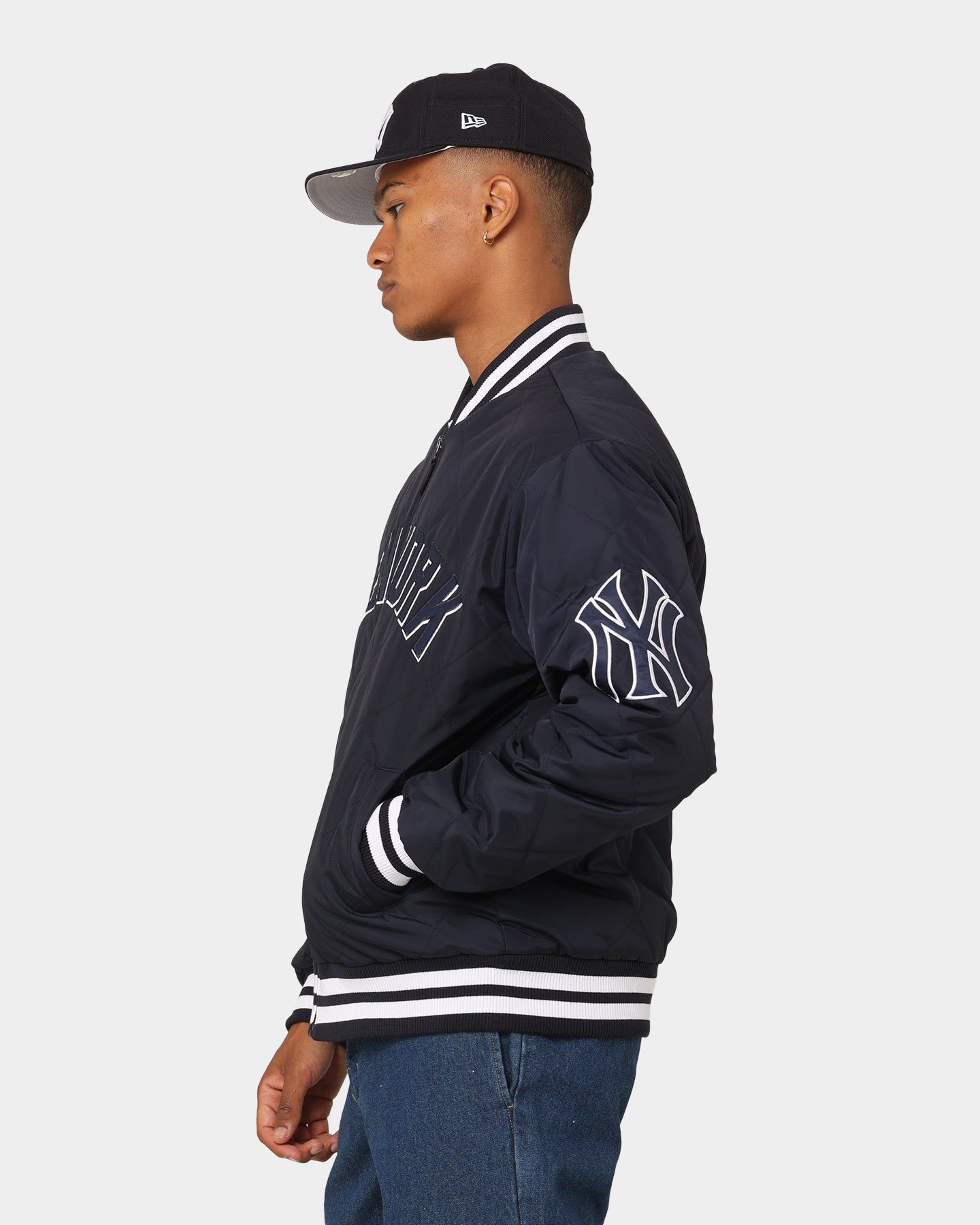 Majestic Athletic New York Yankees Tonals Quilted Varsity Jacket True Navy sold by Culture Kings product image thumbnail 6