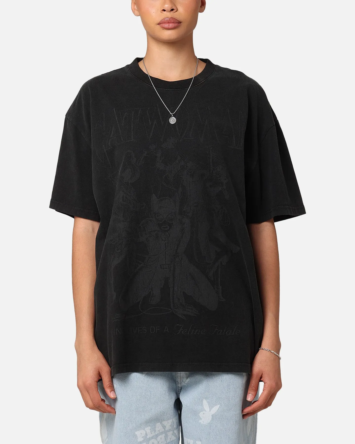 Goat Crew X DC Batman Catwoman Squad Heavy T-Shirt Vintage Black sold by Culture Kings