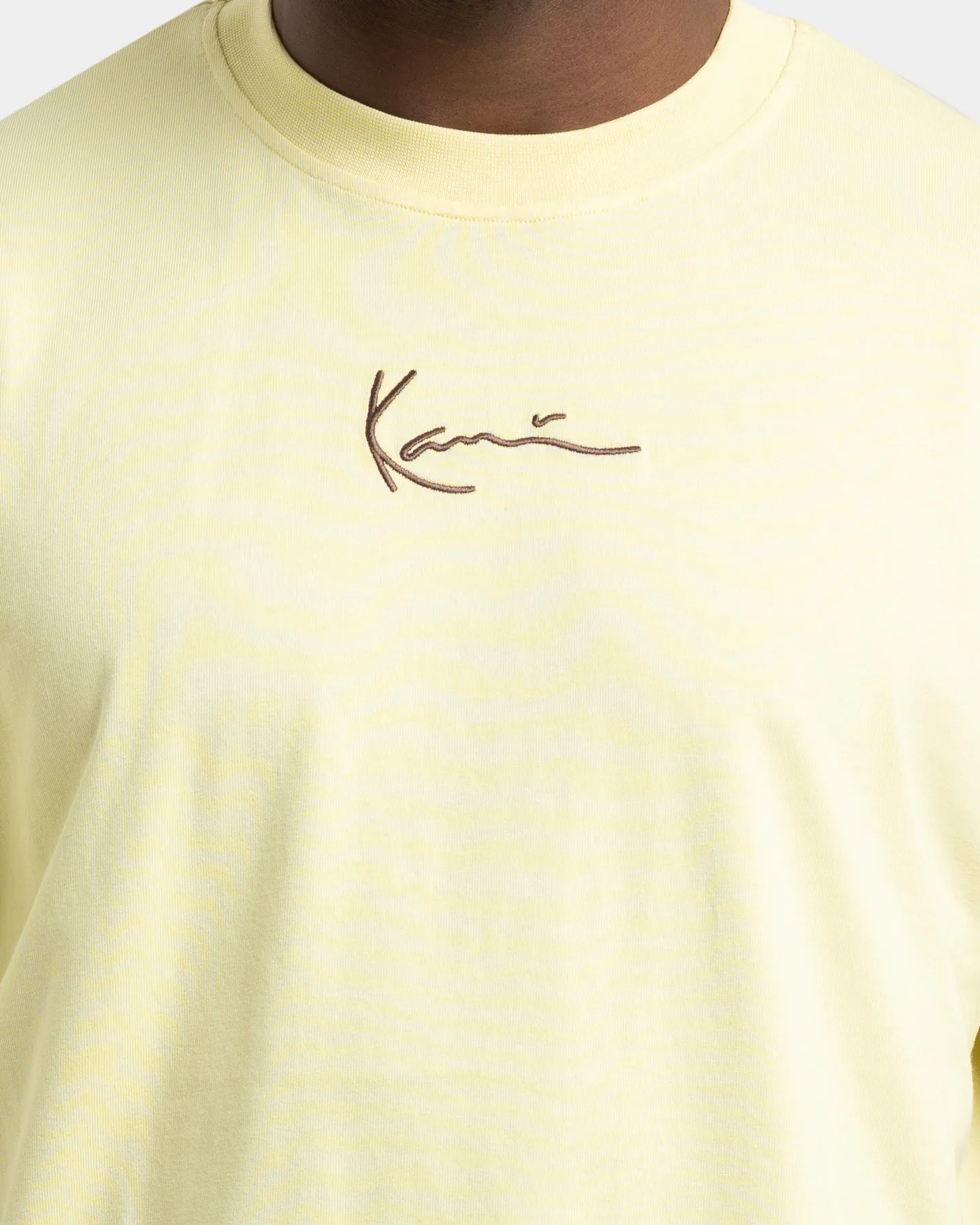Karl Kani Men's Small Signature T-Shirt Light Yellow sold by Culture Kings product image thumbnail 3