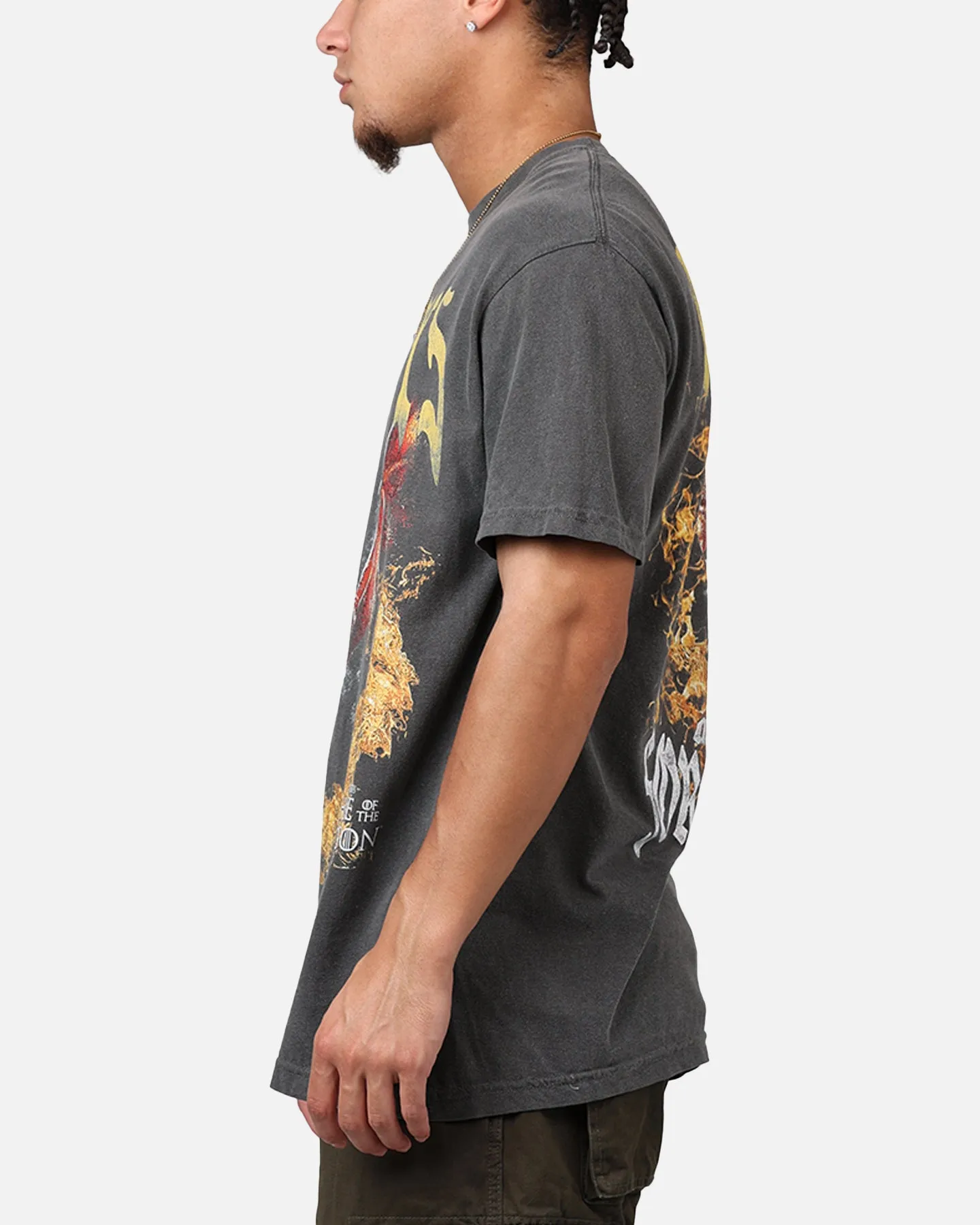Ripple X Game Of Thrones 'House Of The Dragon' Meleys T-Shirt Washed Black sold by Culture Kings product image thumbnail 5