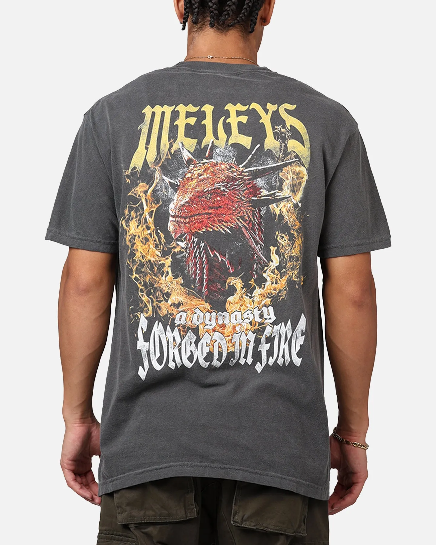 Ripple X Game Of Thrones 'House Of The Dragon' Meleys T-Shirt Washed Black sold by Culture Kings product image thumbnail 2