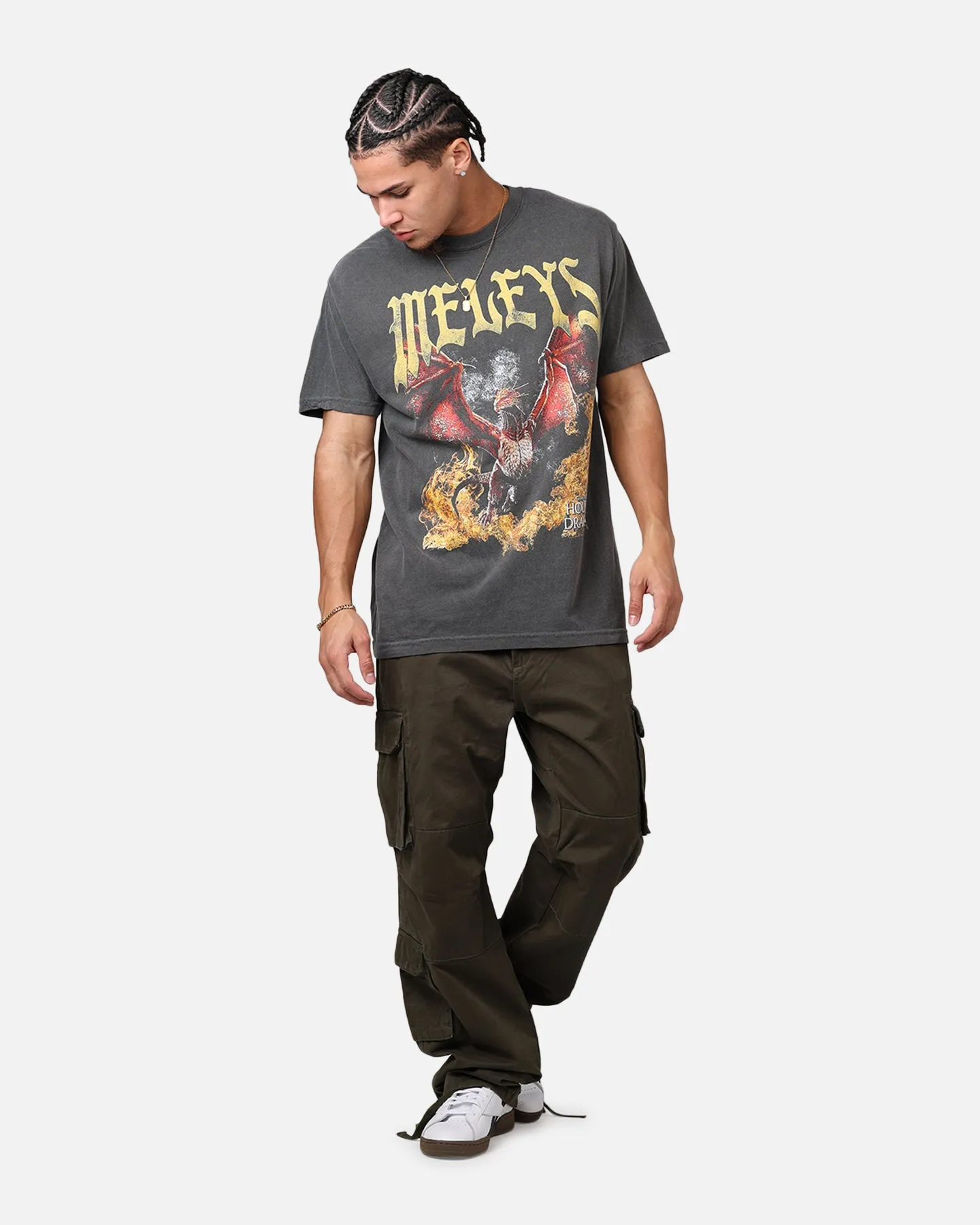 Ripple X Game Of Thrones 'House Of The Dragon' Meleys T-Shirt Washed Black sold by Culture Kings product image thumbnail 3