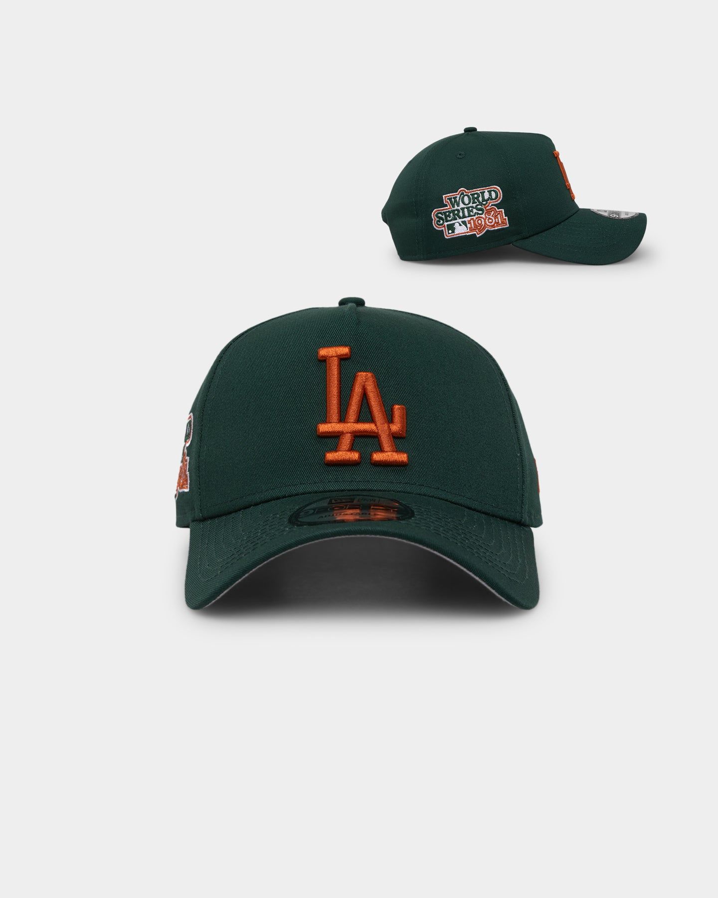 New Era Los Angeles Dodgers 'Copper Green' 9FORTY A-Frame Snapback Dark Green sold by Culture Kings