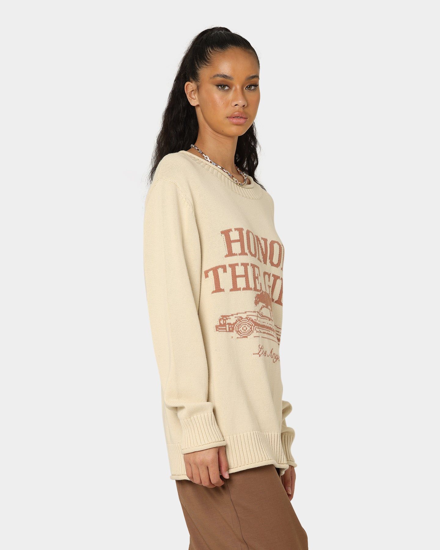 Honor The Gift HTG Pack Sweater Cream sold by Culture Kings product image thumbnail 5