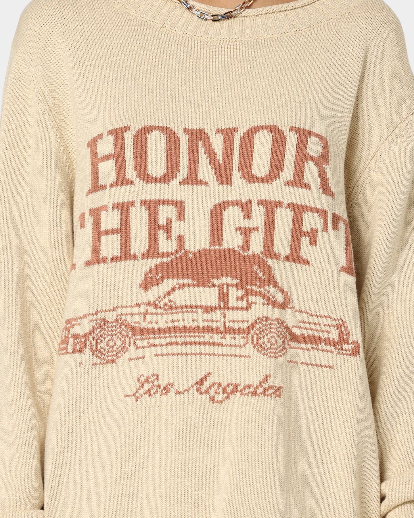 Honor The Gift HTG Pack Sweater Cream sold by Culture Kings product image thumbnail 3