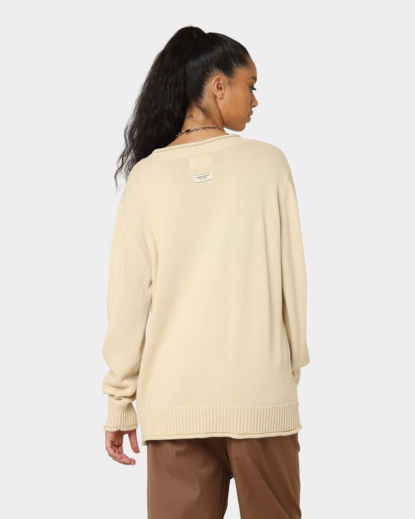 Honor The Gift HTG Pack Sweater Cream sold by Culture Kings product image thumbnail 4