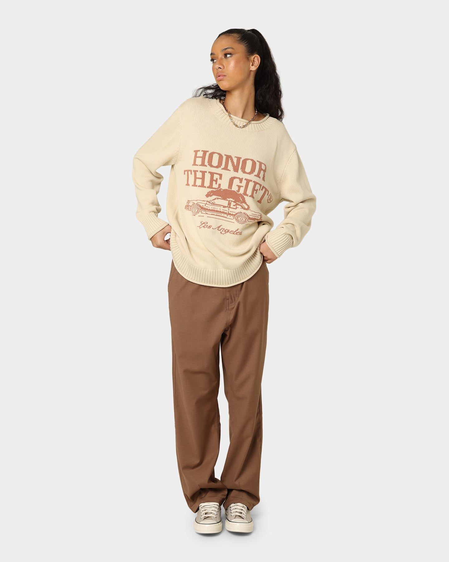 Honor The Gift HTG Pack Sweater Cream sold by Culture Kings product image thumbnail 2